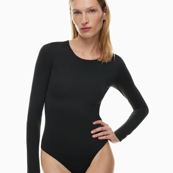 Aritzia Babaton Contour Crew Longsleeve Bodysuit - Picture 1 of 6